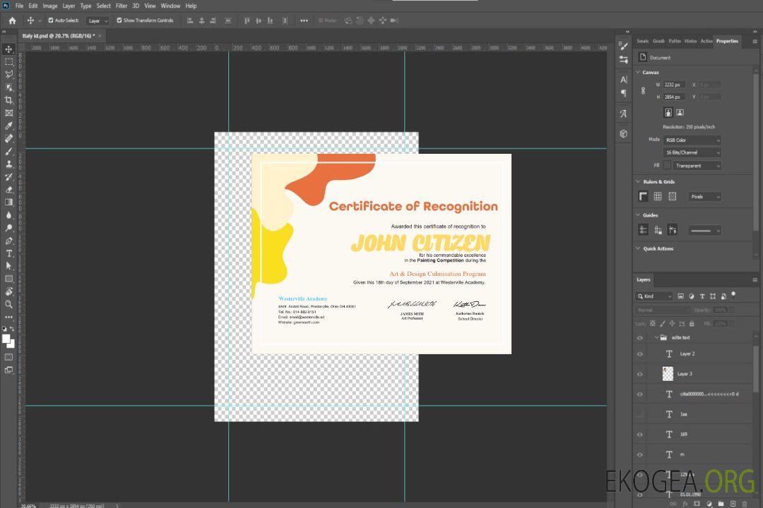 Certificat du USA Painting Award template Certificat du USA Painting Award template